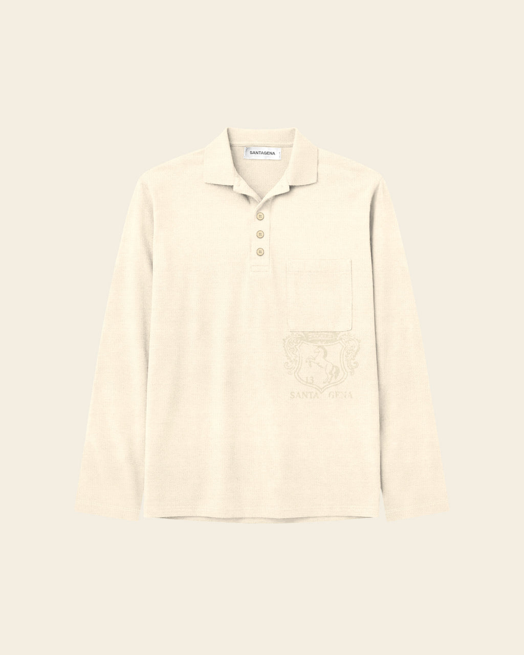 Polo con escudo de Santagena