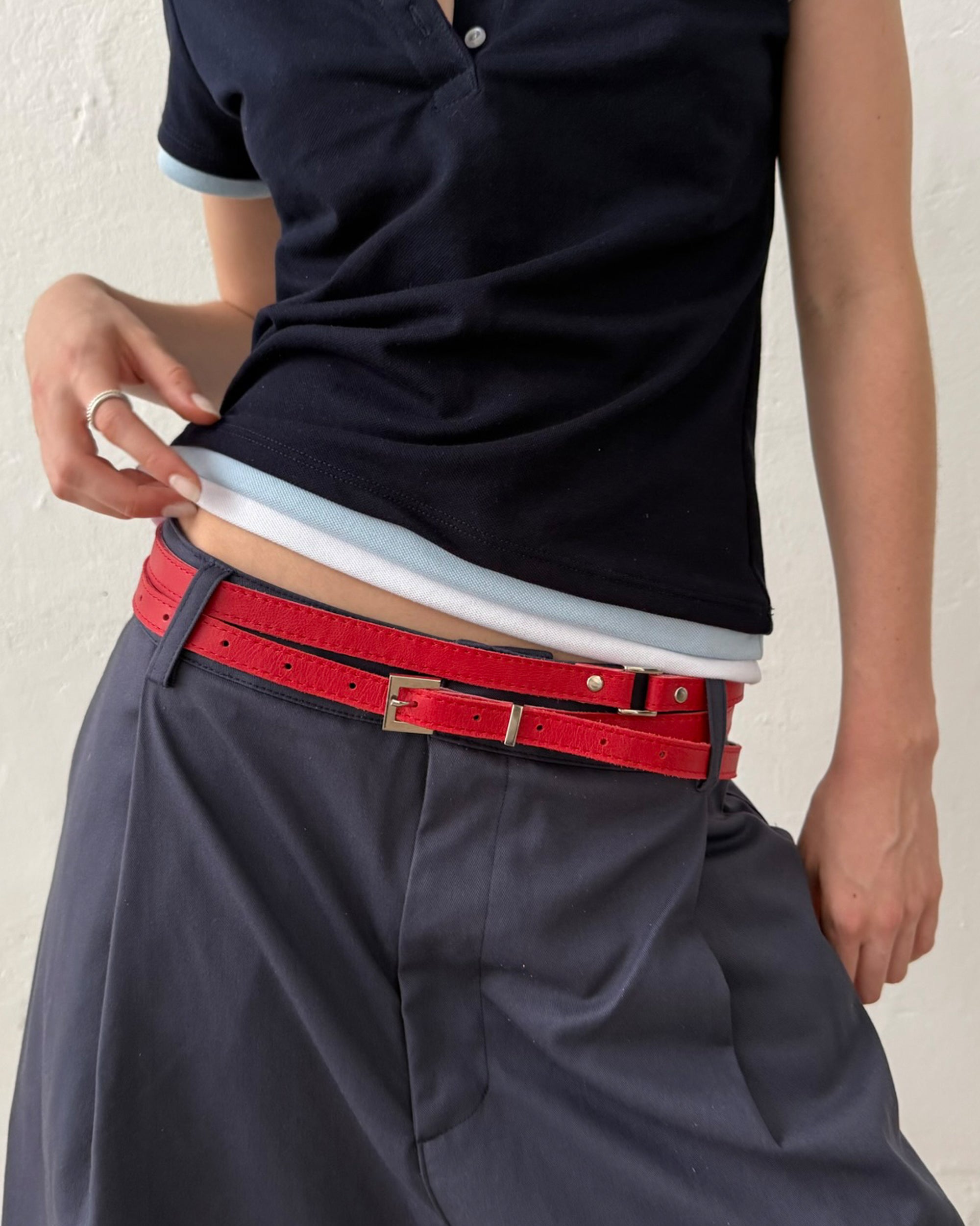 Double Red Belt